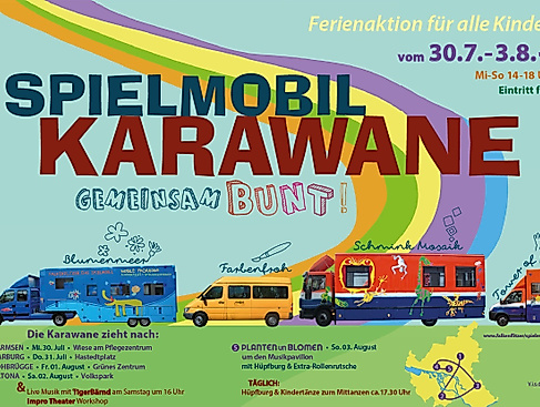 Spielmobilkarawane