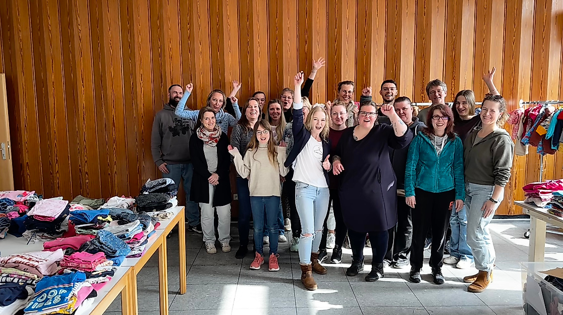Ein Teil des Klamottikum-Teams vom 08.03.26
