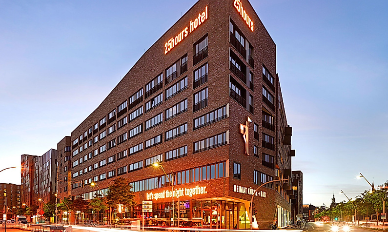25hours Hotel HafenCity: Außenansicht