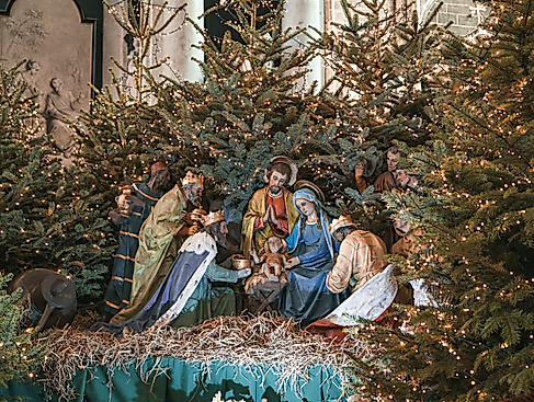 Krippenausstellung in der St. Cosmae Kirche