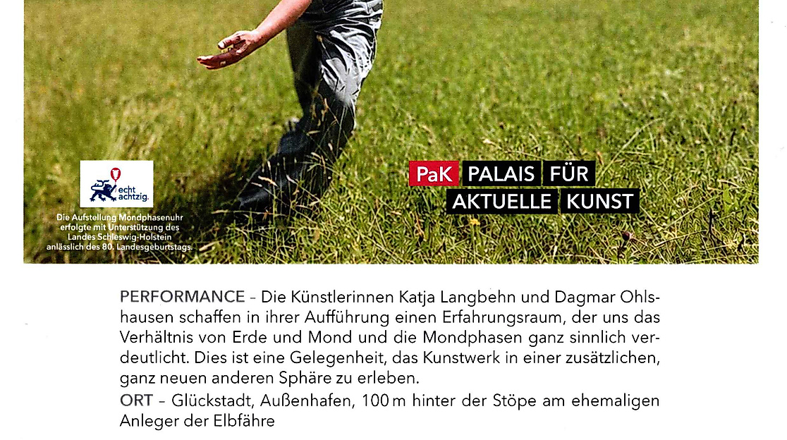 Performance "Erde und Mond" am Stein der Selene