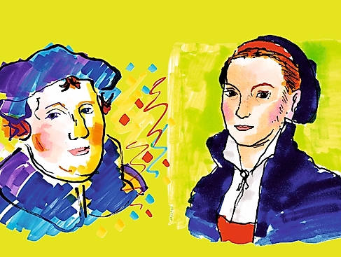Martin Luther und Katharina Luther