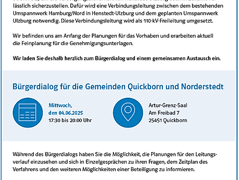 Anzeige Bürgerdialog HAMN Quickborn