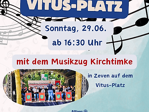 Melodien am Vitus-Platz mit dem Musikzug Kirchtimke