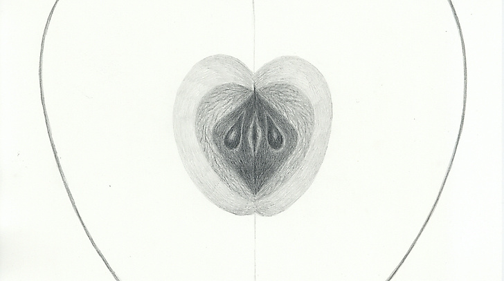 Halber Apfel
