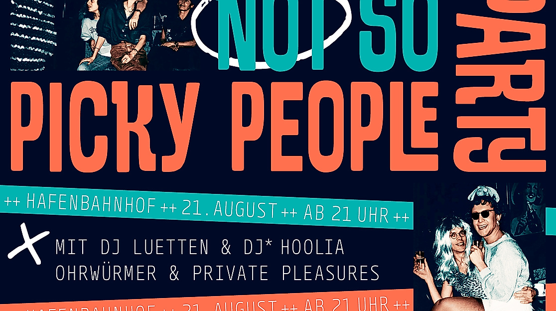 Not So Picky People Party Plakat