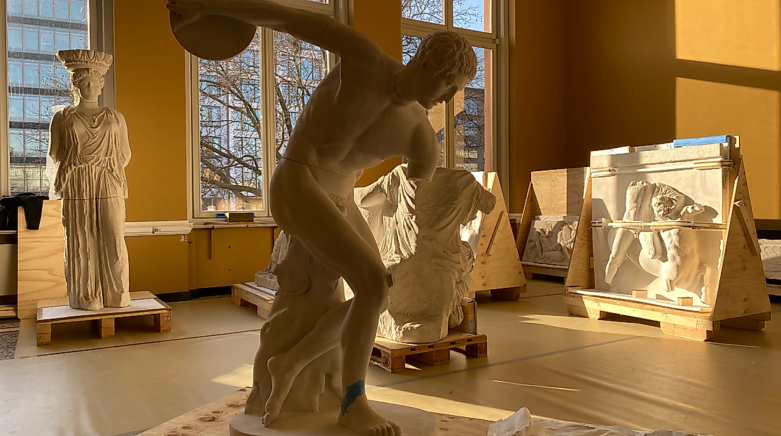 Erster Blick hinter die Kulissen der Ausstellung SKULPTURAL.