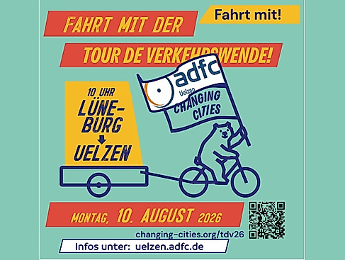 Tour de Verkehrswende & ADFC: Lüneburg --> Uelzen