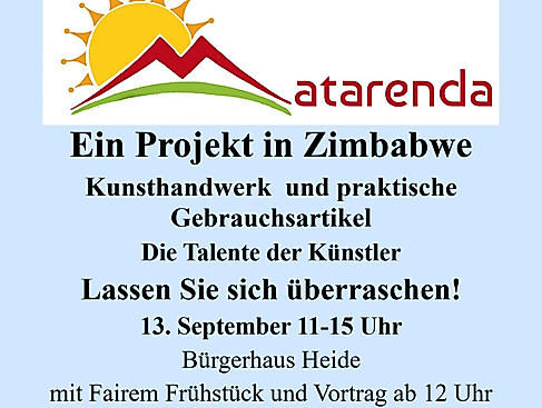 Matarenda : Kunsthandwerk und praktische Gebrauchsartikel aus Zimbabwe in aktuellem Design