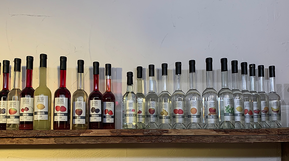 Produktauswahl Schnaps Manufaktur Rübke