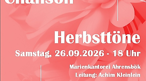 Konzert Herbsttöne in Ahrensbök