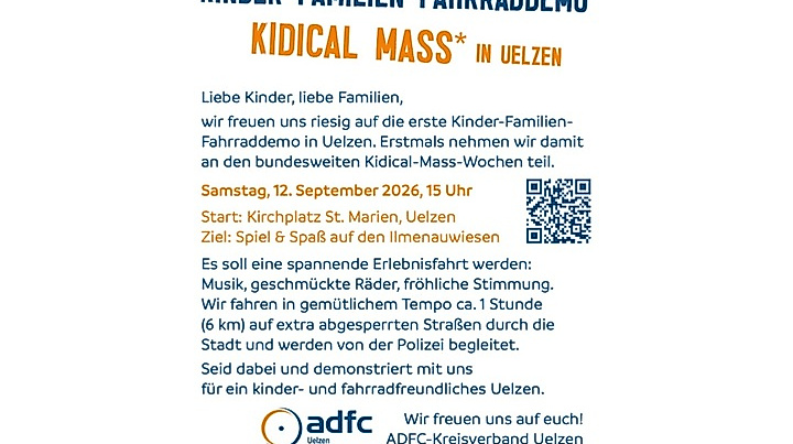 Erste KIDICAL MASS in Uelzen!