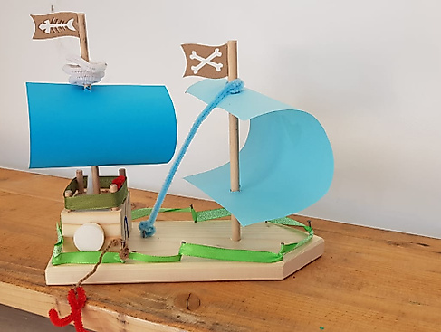 Piratenboote bauen