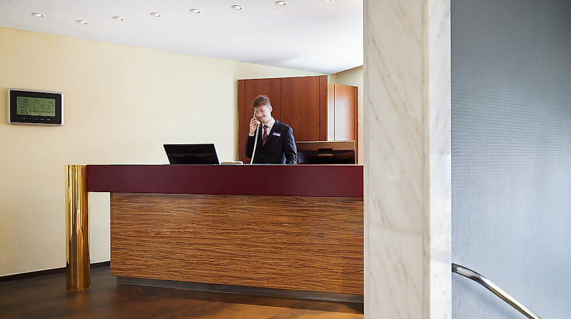 Hotel Central Hamburg: Rezeption