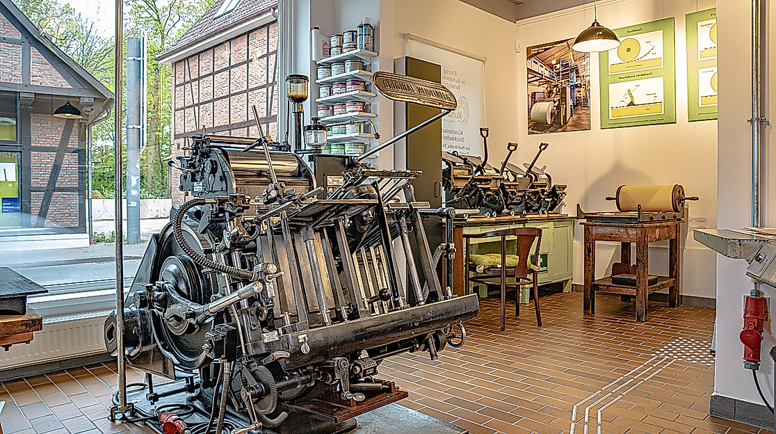 Laufend Führungen im Museum Die Bleilaus - Schrift- und Druckwelt Soltau