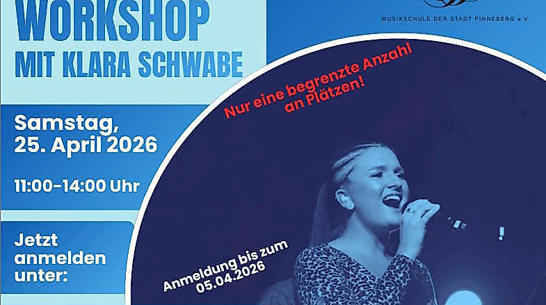 Plakat zum Workshop mit Klara Schwabe