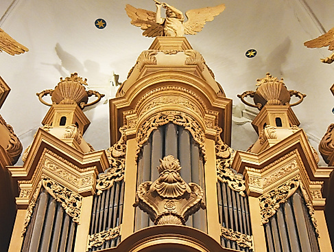Oberwerk große Orgel in St. Katharinen