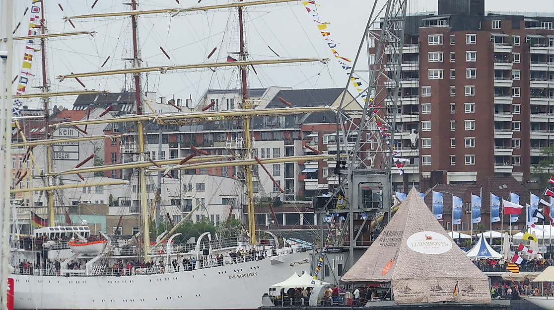 Auf dem Schimmkran entschleunigt unterwegs