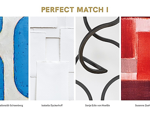 Perfect Match I - Ausstellung abstrakter Malerei und Skulptur