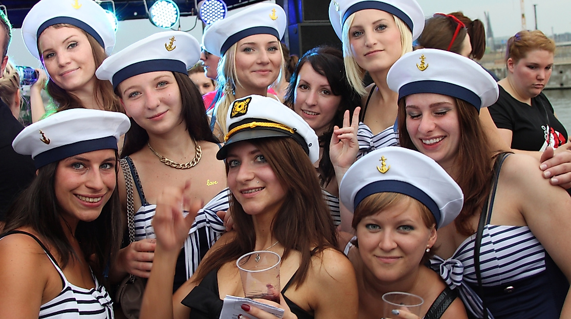 JGA auf der Bootsparty Hamburg