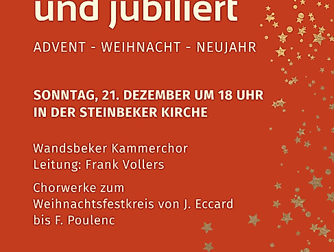 “Freut euch und jubiliert”