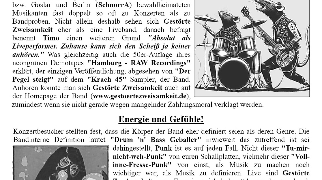 gestoerte zweisamkeit