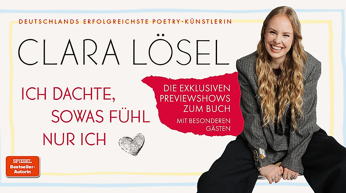 Clara Lösel: Ich dachte, sowas fühl nur ich - Die Previewshow zum neuen Buch