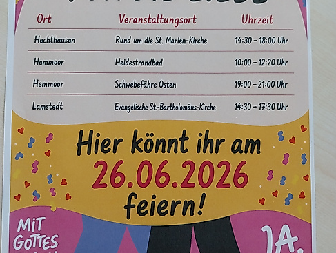 Ein Segen für die Liebe - Rund um die St. Marien-Kirche Hechthausen