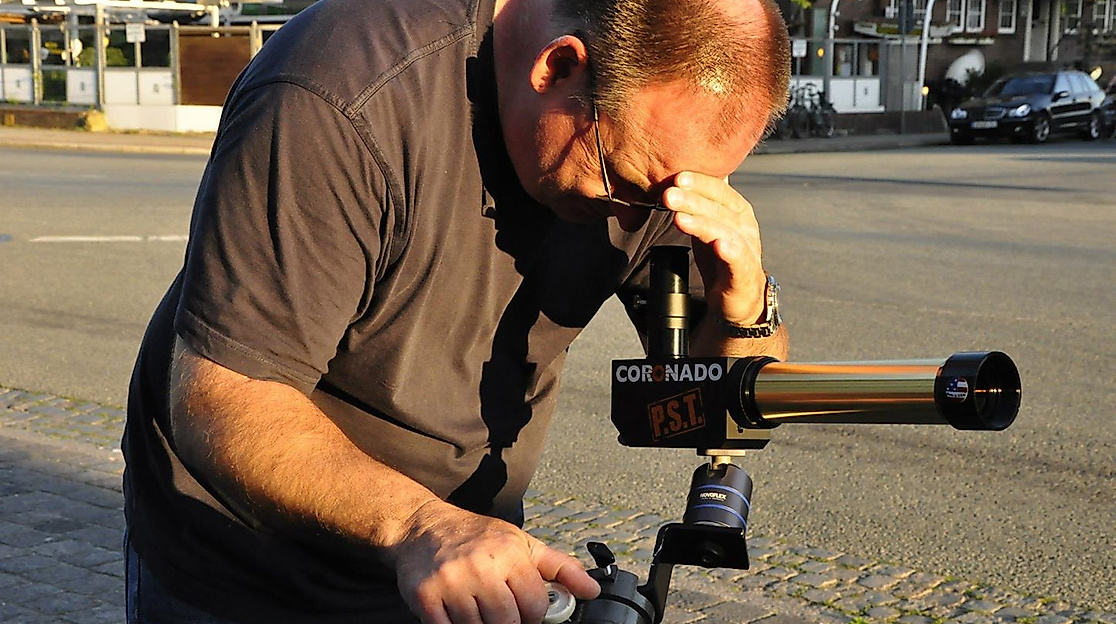 Sonnenbeobachtung mit den Sternfreunden