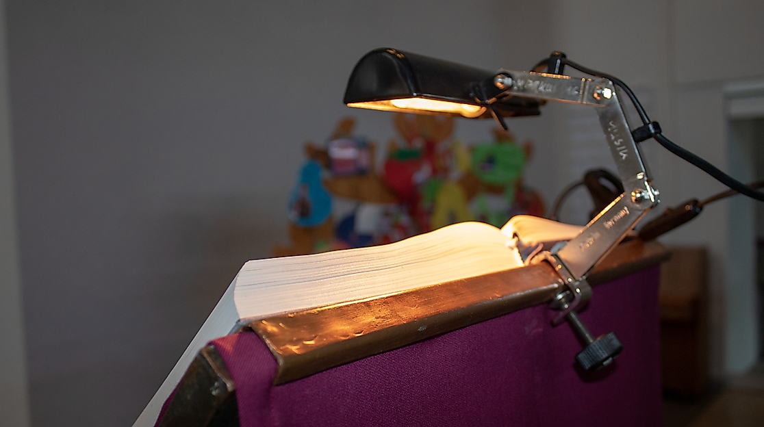 Lesepult in der Dankeskirche