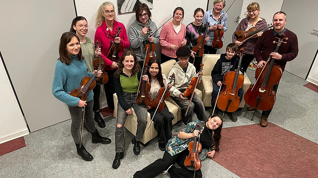 Das Jugendstreichorchester der Heidekreis-Musikschule