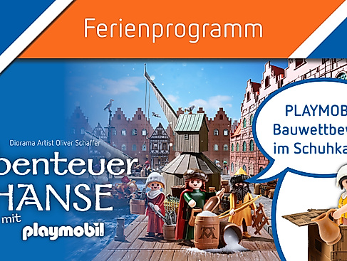PLAYMOBIL-Diorama im Schuhkarton: Mitmach-Mittwoch für Ferienkinder