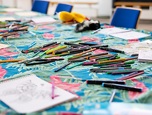 Mads Möwe Club Scharbeutz Malen und Basteln © TALB Christian Schaffrath