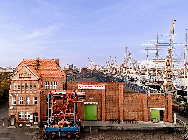 Deutsches Hafenmuseum im Aufbau