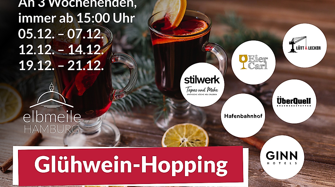 Glühwein-Hopping auf der elbmeile