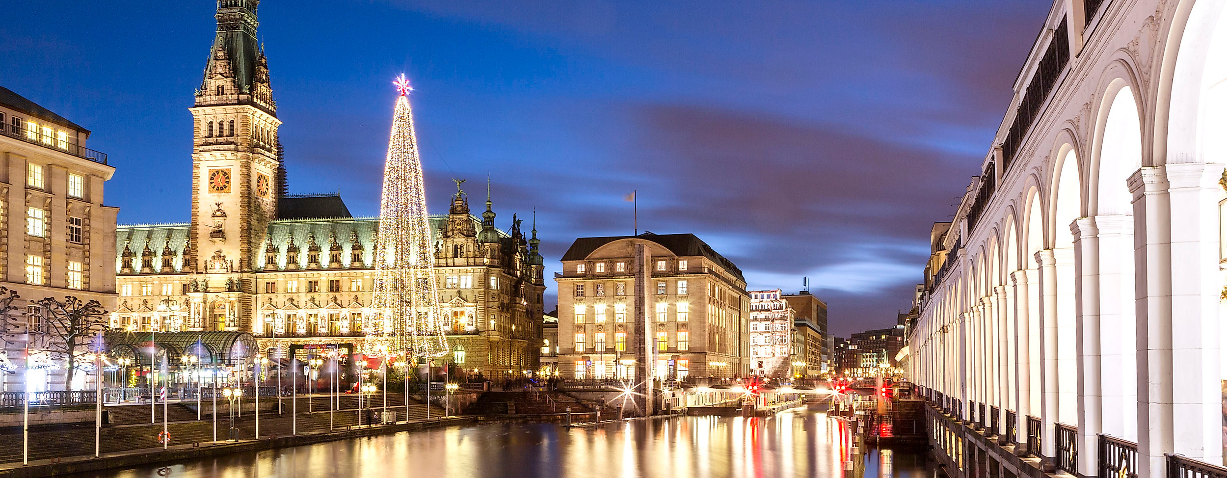 Weihnachtsmarkt Rathausmarkt Hamburg