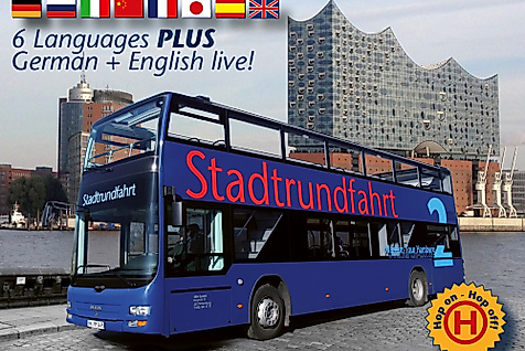 Die blauen Doppeldecker