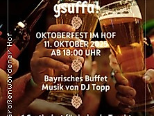 Zünftiges Oktoberfest - Bayrisches Buffet & DJ inklusive