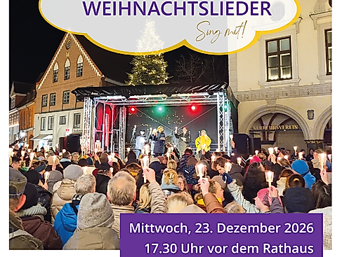 "Lüneburg singt Weihnachtslieder - Sing mit!" am Vorweihnachtsabend