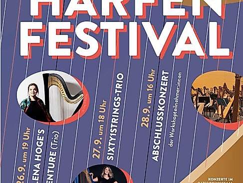 Flyer Harfenfestival Cover