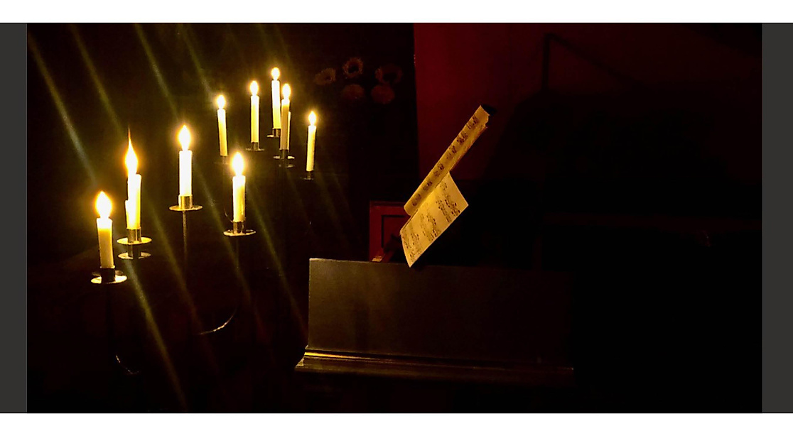 Musik zur Nacht bei Kerzenschein
