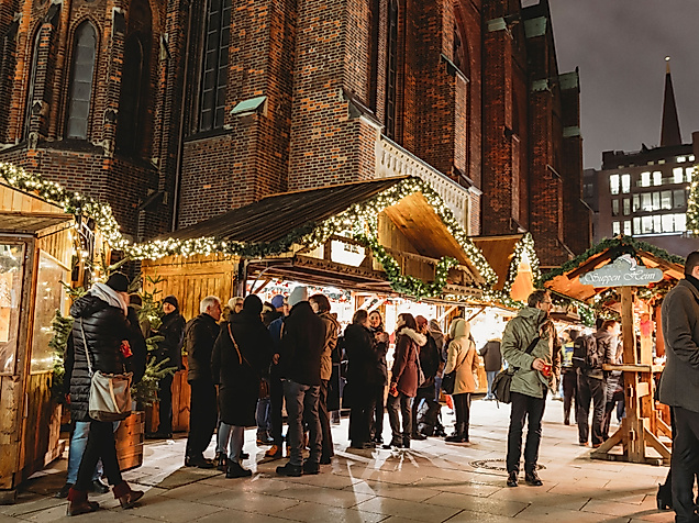 Weihnachtsmarkt an der St.Petri Kirche