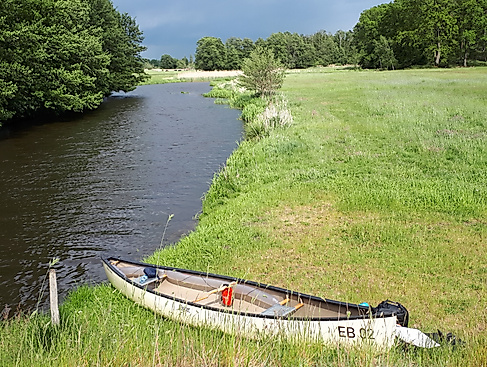 Kanadier an der Alten Elde