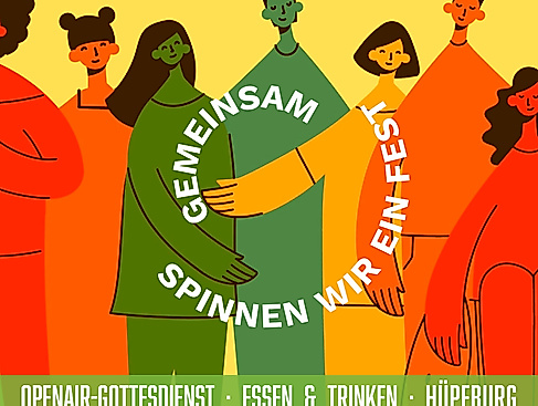 Spinnt zusammen – beim St. Markus-Fest