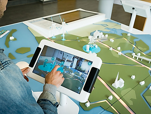 Exponat mit Augmented Reality