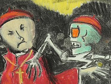 Ausstellung: Der kleine Lübecker Totentanz  von Michaela Berning-Tournier