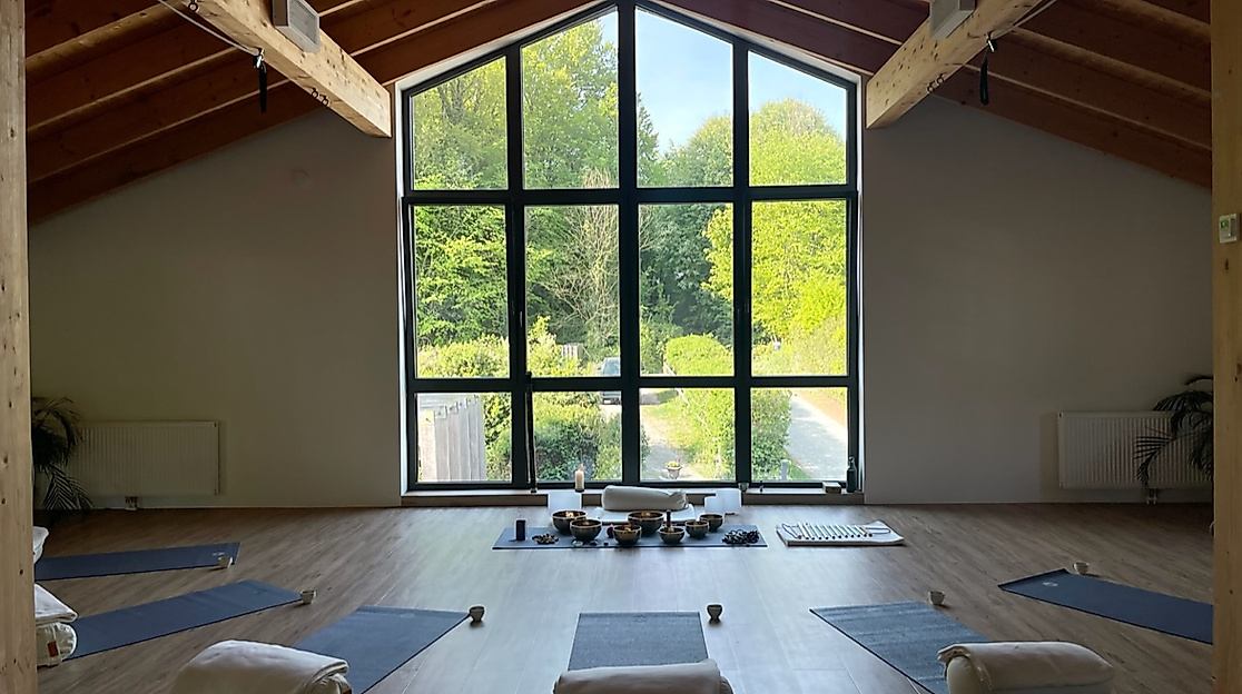 Der wunderschöne Raum in der Gronenberger Mühle für die Gruppen Sound Meditation