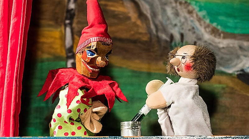 Bruckis Puppentheater - Kasper und die Schlapparme
