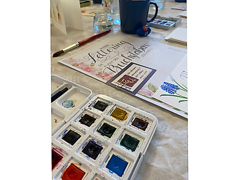 Handlettering trifft Watercolor