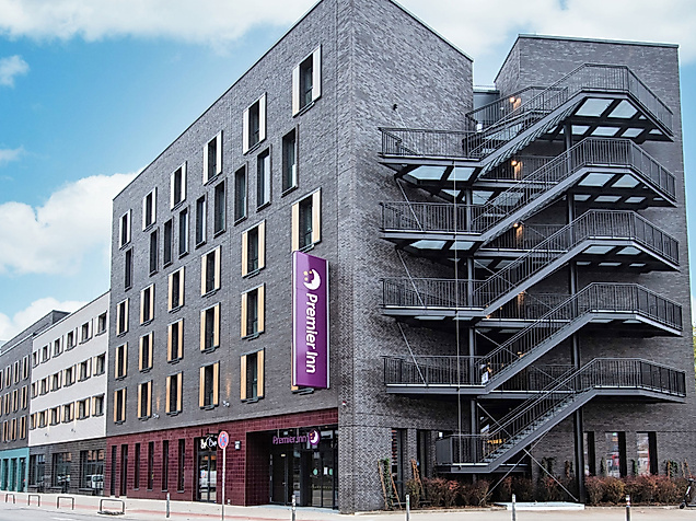 Außenansicht Premier Inn Hamburg St. Pauli